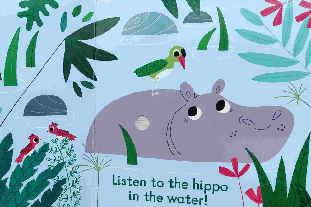 Nosy Crow-LISTEN TO THE JUNGLE聽聽叢林音效書