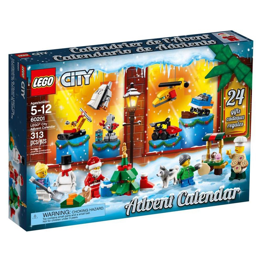日本 - 戳戳樂倒數月曆-LEGO聖誕城市 (313pcs)
