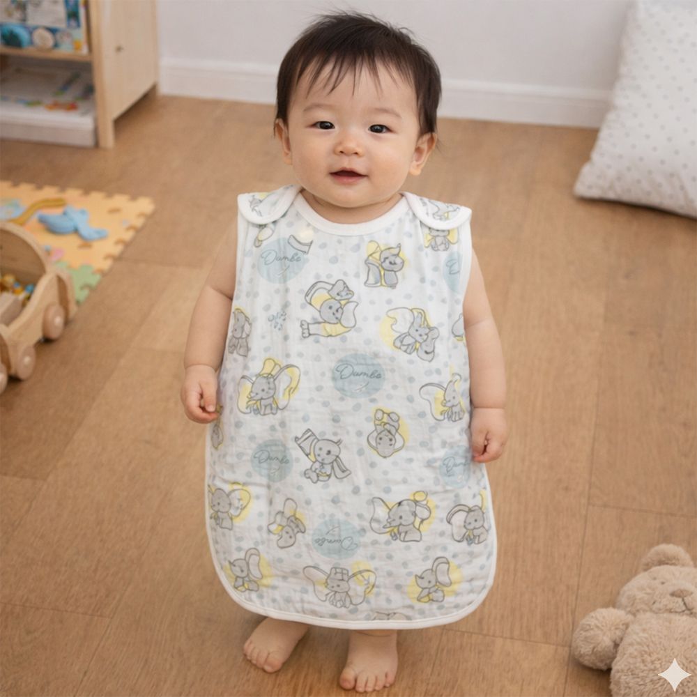 幼兒防踢被-迪士尼-灰色 (60~90cm)