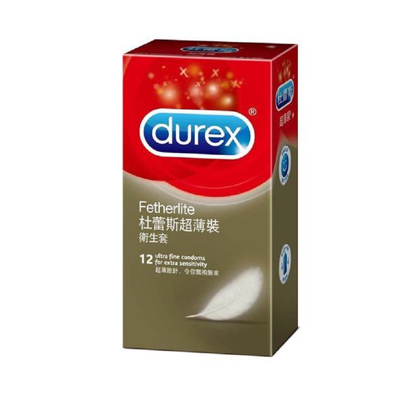 Durex 杜蕾斯 - 保險套-超薄型羽毛-12入