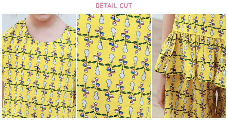 韓國 Ppippilong - 天然纖維涼感套裝-奇異花朵