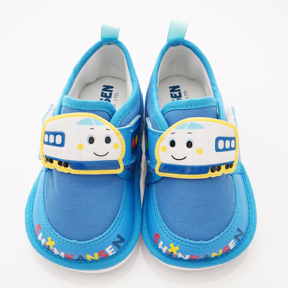 新幹線 - Q軟嗶嗶學步鞋款(寶寶段)-藍
