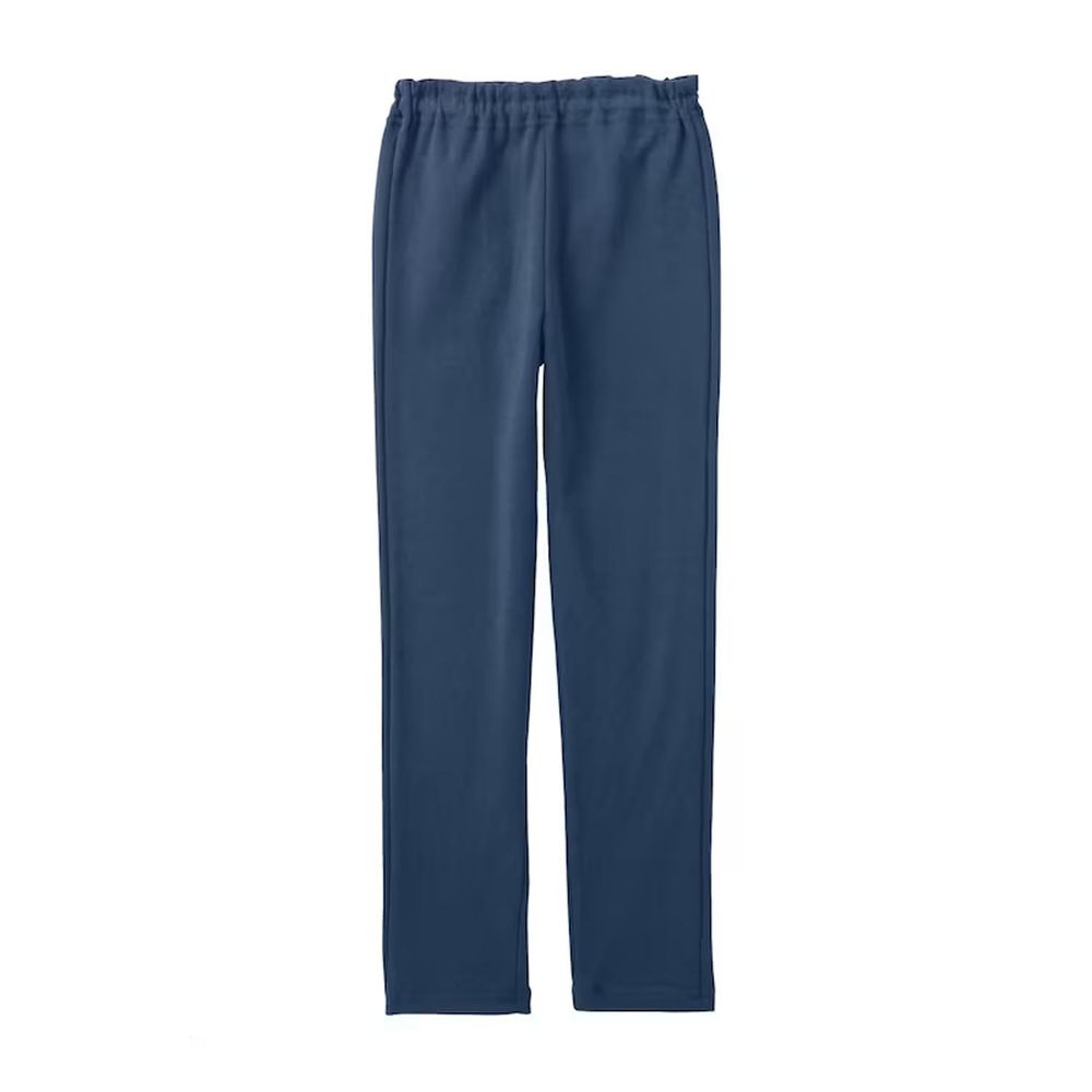 日本千趣會 - 100%棉彈性透氣休閒長褲-深藍