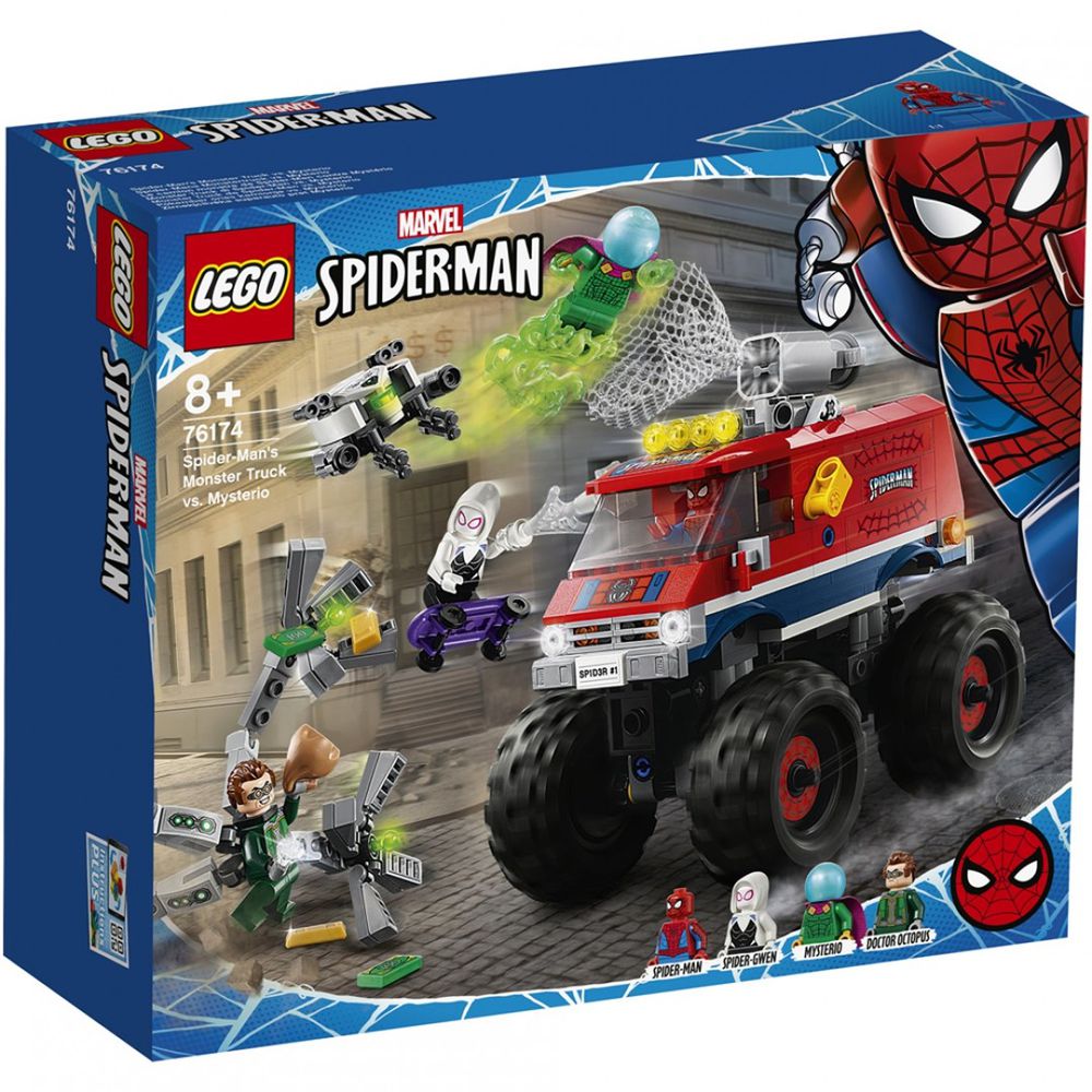 樂高 LEGO - 樂高積木 LEGO《 LT76174 》SUPER HEROES 超級英雄系列 -  蜘蛛人的怪獸卡車vs神秘客-439pcs