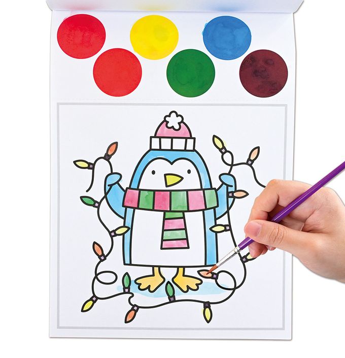 聖誕老公公-聖誕魔法著色本