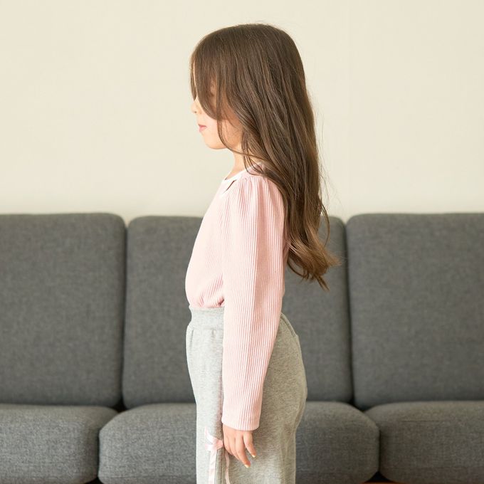 日本 Lycee mine - 愛心鏤空羅紋長袖上衣-白