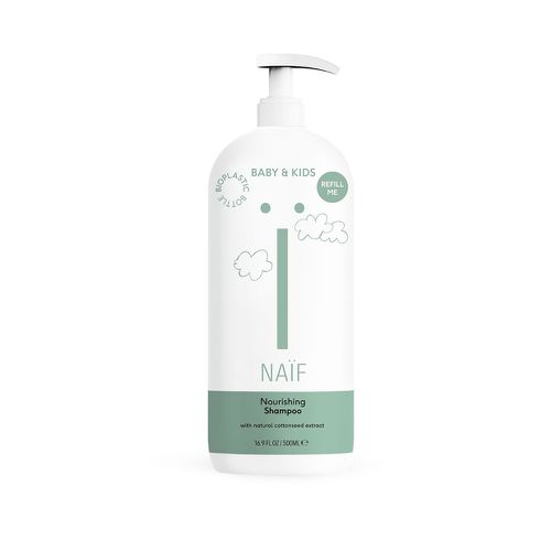 荷蘭NAIF - 棉花籽寶寶天然滋養洗髮露-500ml