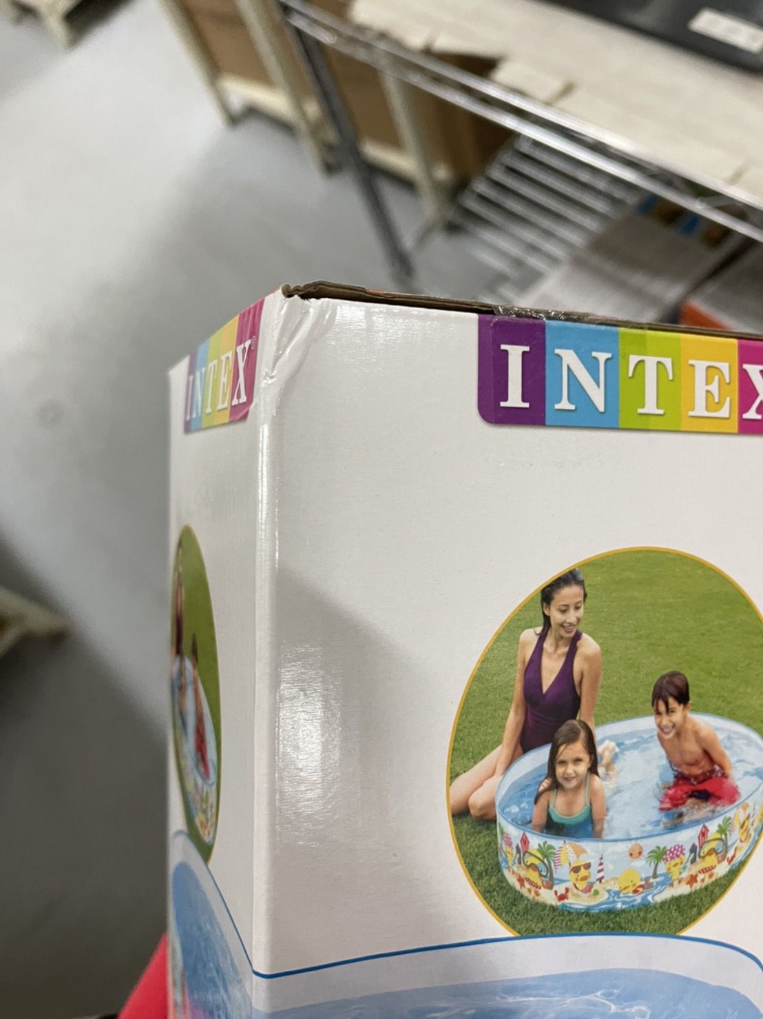 INTEX - [盒損福利品]黃色小鴨戲水趣游泳池