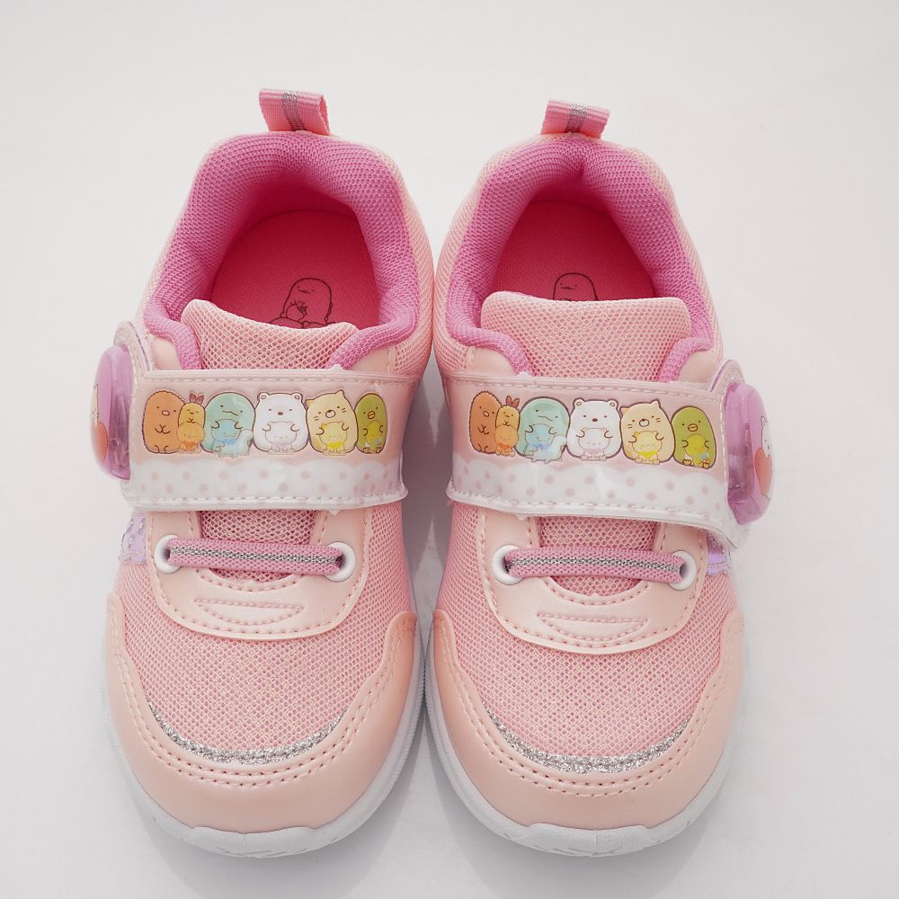 角落生物 - 台灣製電燈運動鞋(中小童段)-運動鞋-粉