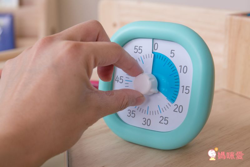 日本文具 SONIC - 時間流逝實感 倒數時鐘+時鐘-薄荷綠