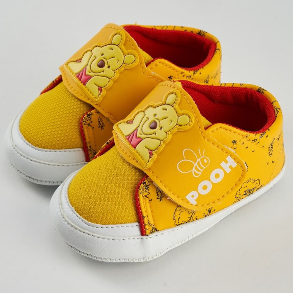 akachan honpo - 維尼造型學步鞋-黃色