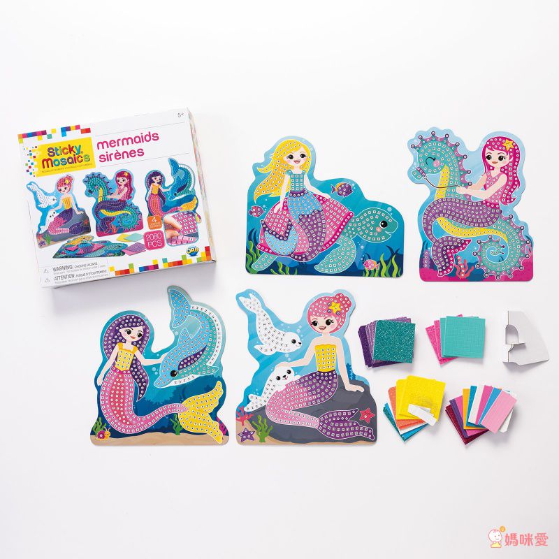 加拿大 Sticky Mosaics - 馬賽克拼貼-公主郊遊趣-2052 pcs