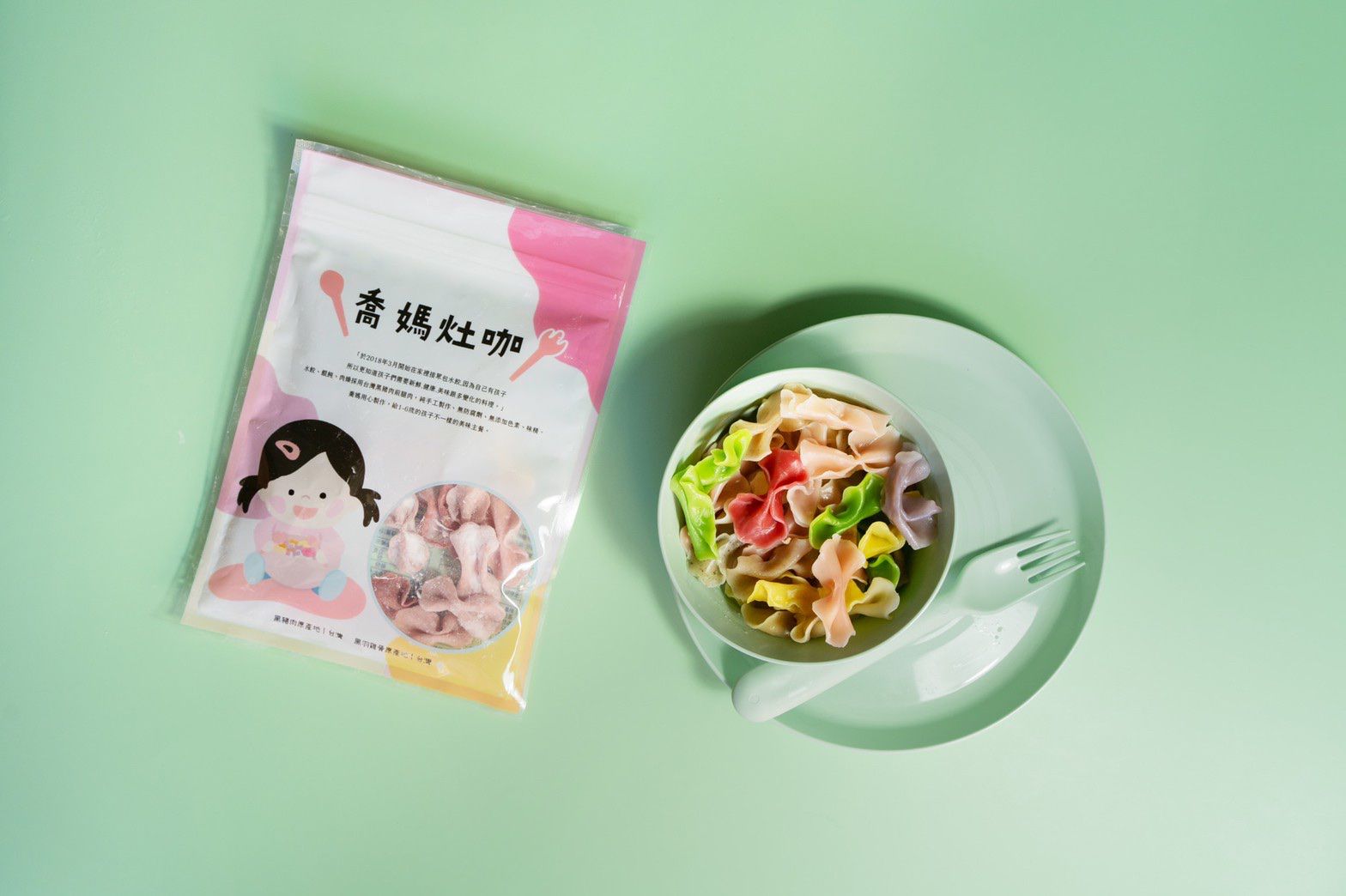 專為1~3歲幼童研發【喬媽灶咖】寶寶餛飩 水餃 麵食