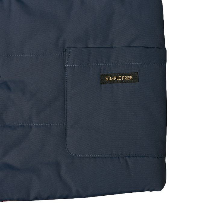 akachan honpo - 鋪棉背心-深藍色