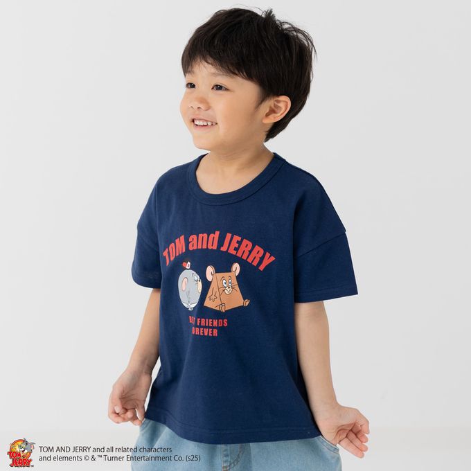 日本 Chil2 - 湯姆貓傑利鼠限定短袖上衣-變形兄弟-白