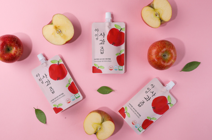 韓國【I'm Juice】 - 蘋果汁110ml-30入/盒