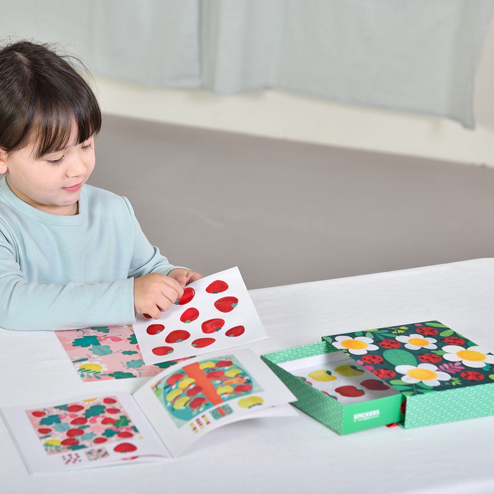 西班牙 APLI - 數數花園貼紙畫