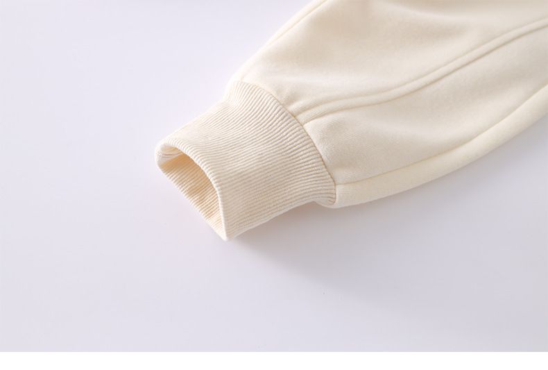 卡通人物史努比腰鬆緊束口運動褲-SNOOPY 1950-杏色