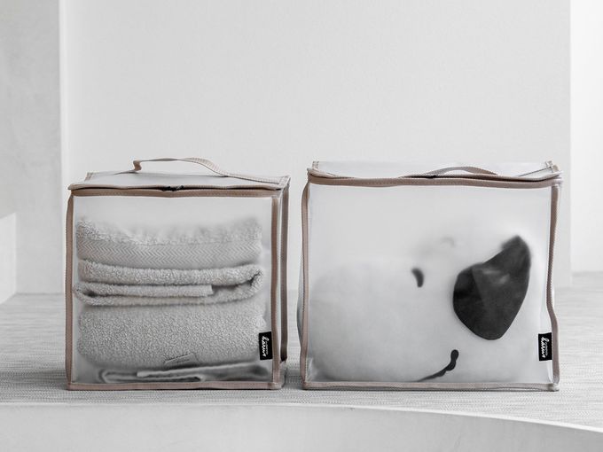 HARUhonpo 小晴天本舖 - 寶可樂收袋-居家儲物袋-櫻花粉(磨砂) (M)