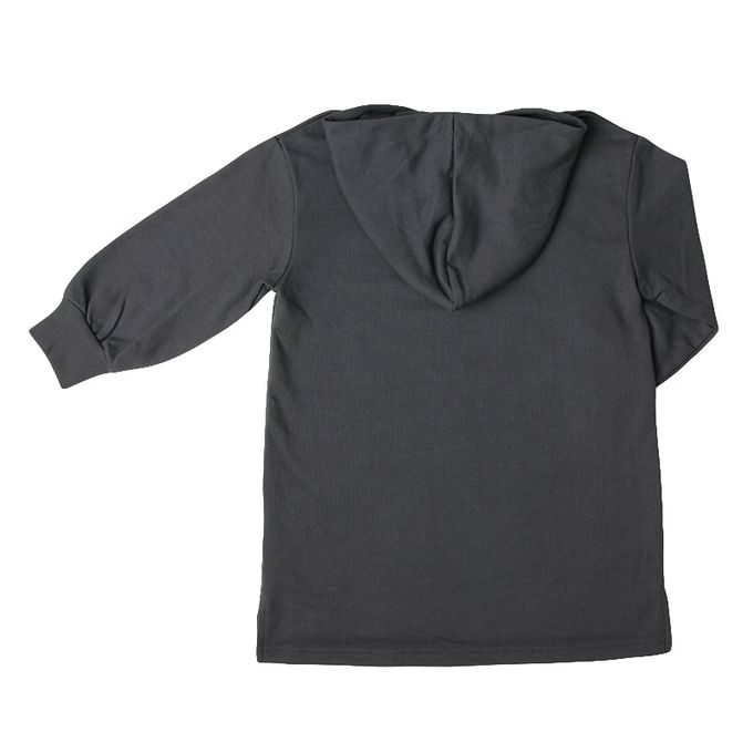 akachan honpo - 連帽洋裝-史努比-深灰色