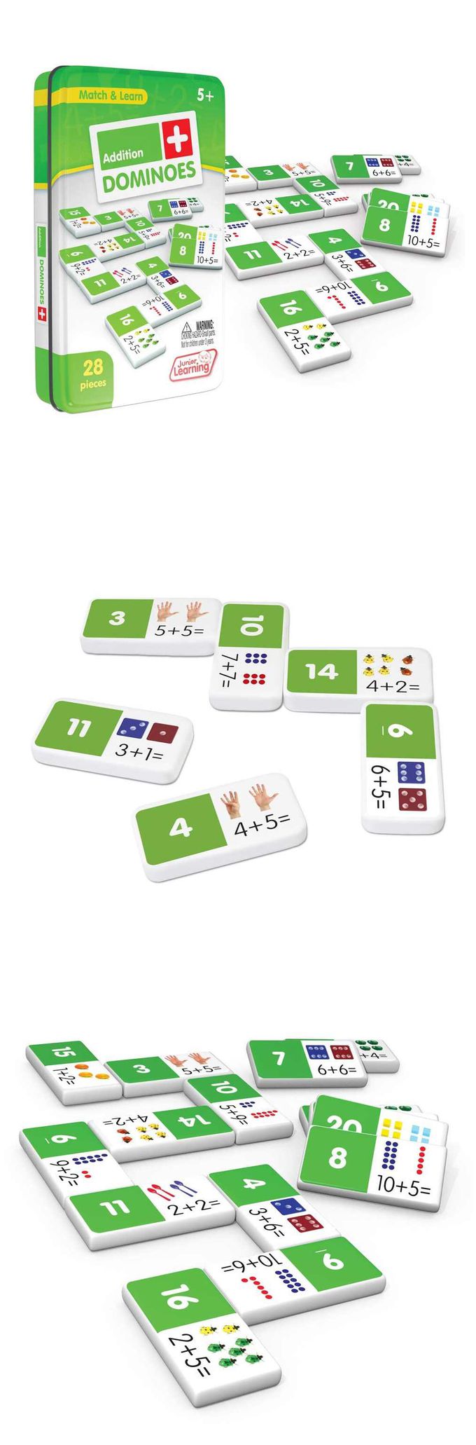 Junior Learning - 骨牌接龍遊戲-加法