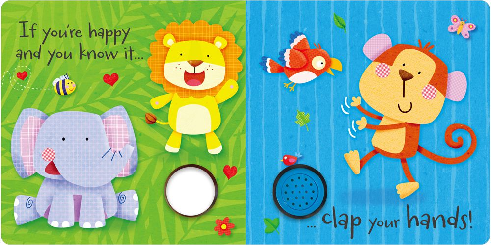 按按有聲音樂書：經典英文童謠精選套書-內含：小星星、如果快樂你就拍拍手、麥老先生有個小農場、生日快樂