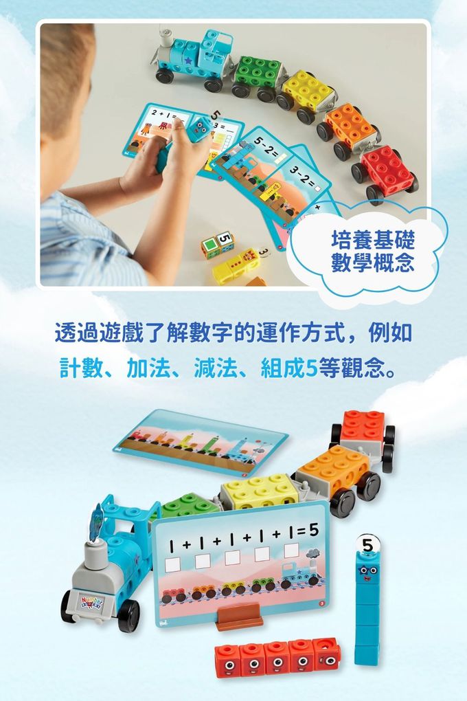 【美國hand2mind】Numberblocks數字積木 數字小火車遊戲組