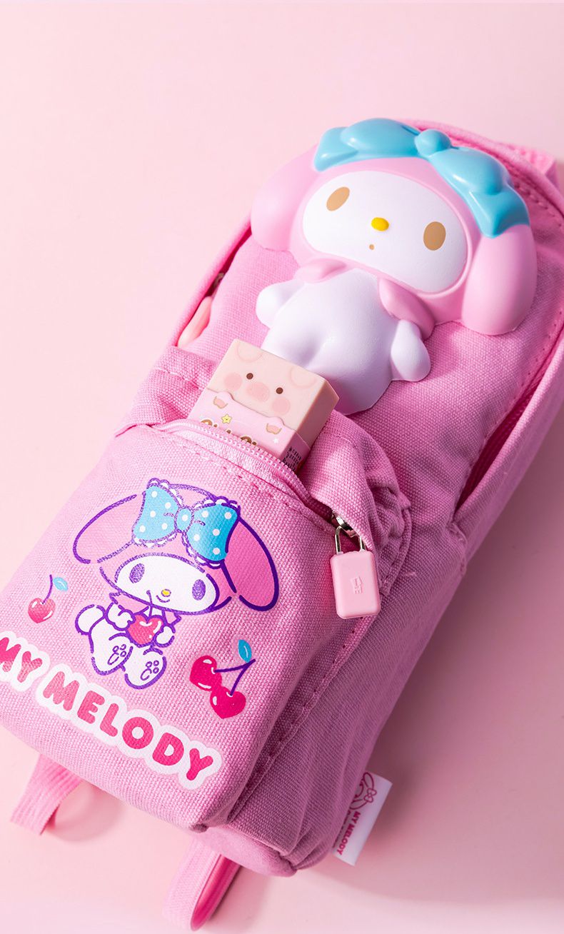 卡通3D立體減壓造型鉛筆袋-卡通人物大耳狗-藍色 (22.8x9.7x9.5cm)