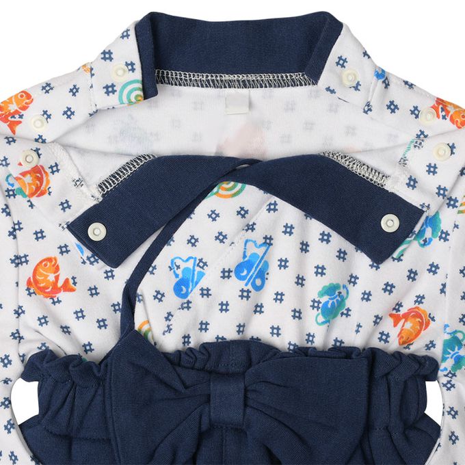 akachan honpo - 袴連身衣-(包屁衣)-深藍色