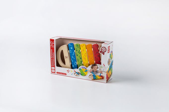 新生兒玩具福袋【1111最齊組】-含德國 Hape彩虹木琴*1+小牛津布書*1(動物農場/動物叢林/海洋世界隨機)+日本樂雅手搖鈴/掛件隨機*1+小牛津5Q寶貝觸覺球6入(6顆不同形狀軟積木)-原價$1850