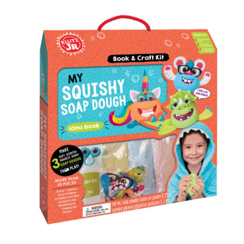 美國KLUTZ創意遊戲書 - Junior my squishy soap dough 肥皂黏土