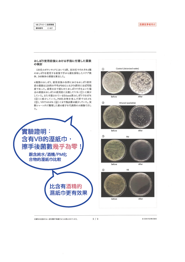 隱形防護罩！【日本VB 抗菌濕紙巾】肌膚清潔不乾澀、不刺激