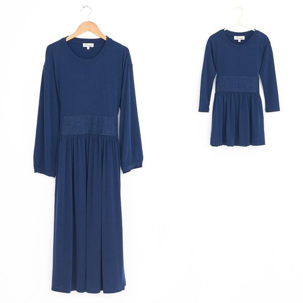 Marguerite - 復古風腰後雙綁帶古典長洋裝