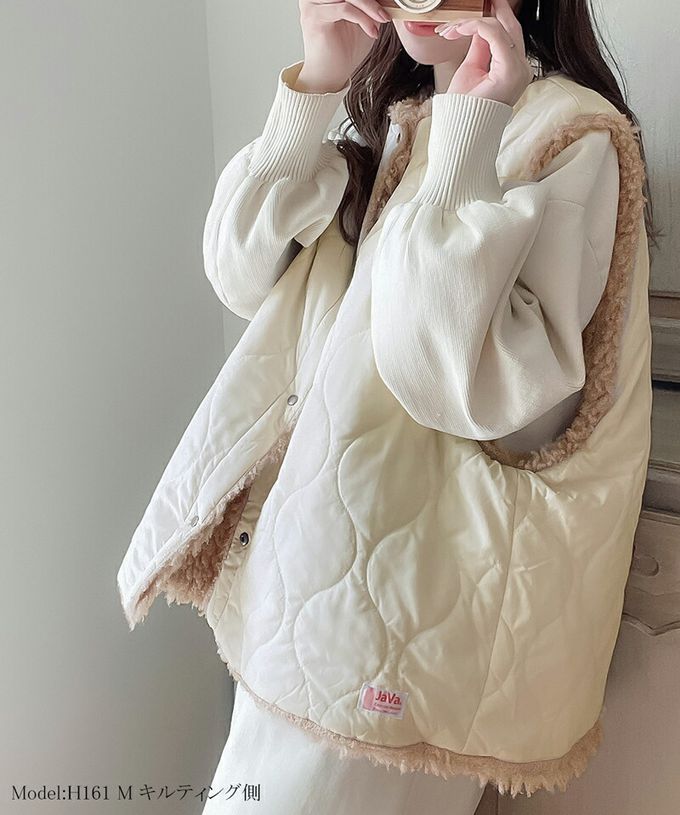 日本 Classical Elf - 雙面穿時尚泰迪熊毛絨背心-黑