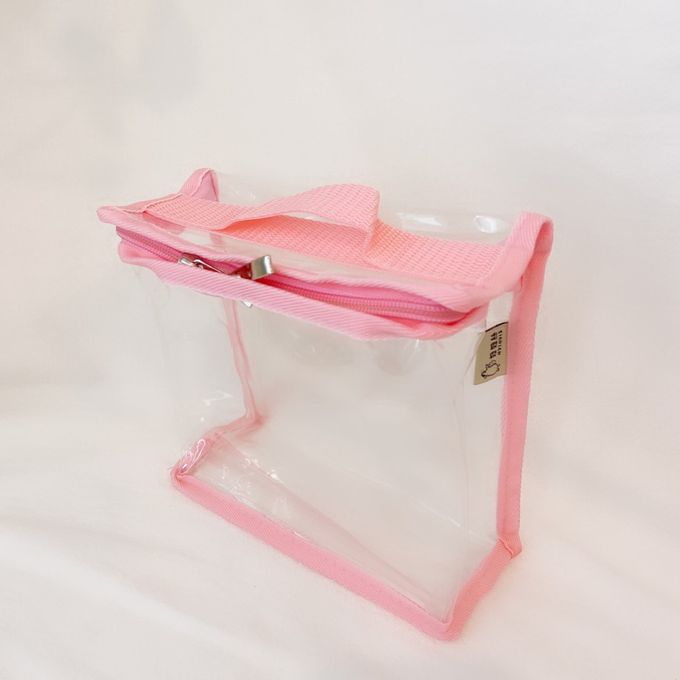 妞妞絲 - 透明收納袋-草莓粉 (XXS)