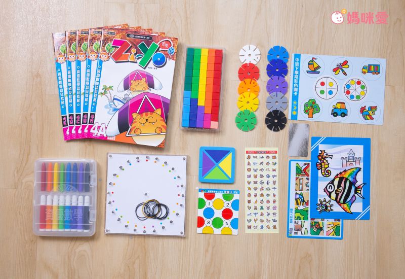 資優數學 - [限量優惠]資優數學-親子金版1-6冊全系列-(紅色百格盤)