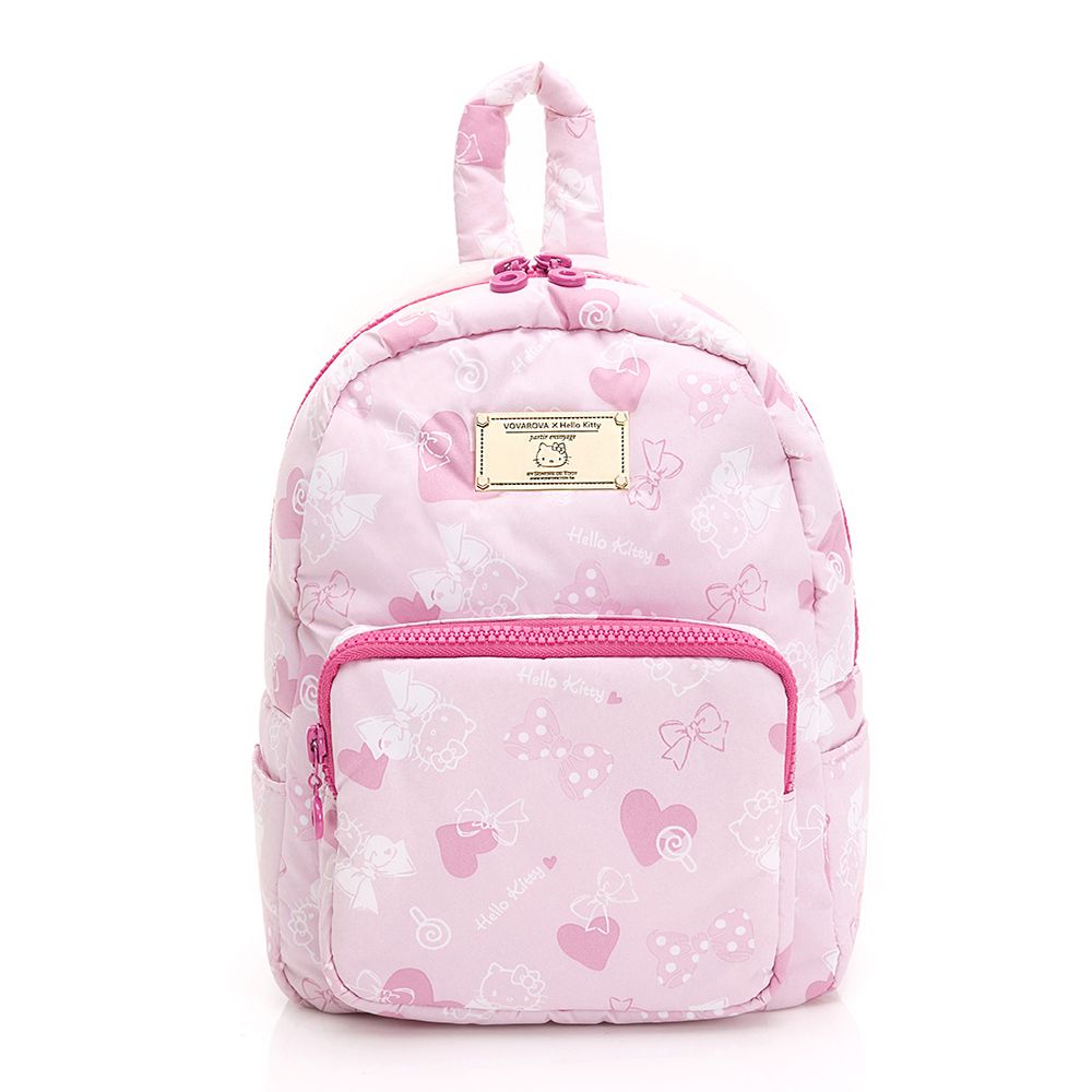 VOVAROVA - HELLO KITTY寶貝後背包-微粉愛戀-臺灣限定-粉 (20.5cmx10.5cmx26cm)