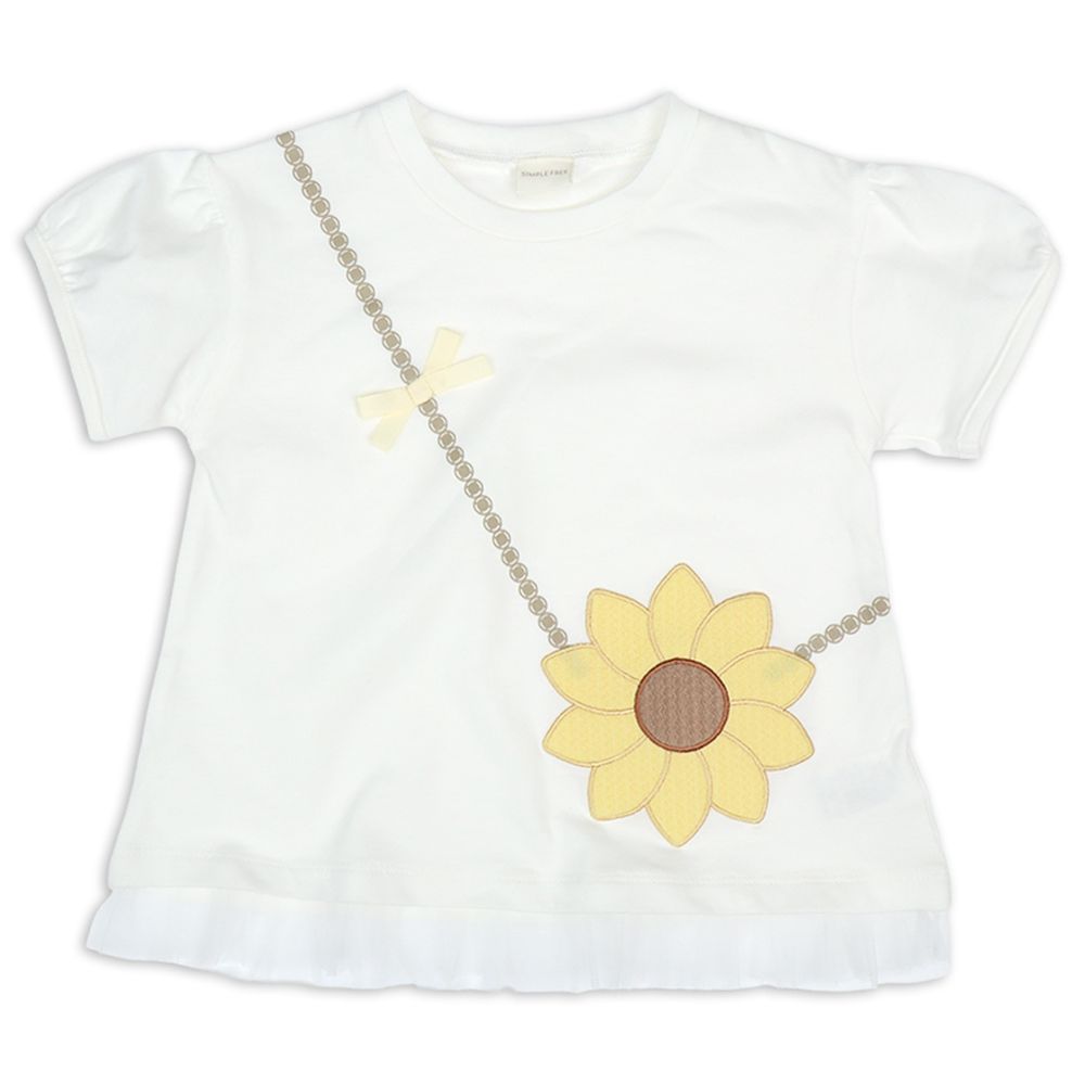 短袖趣味T恤-白色