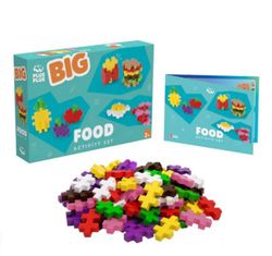 丹麥加加積木 - 加加積木-大積木創作系列-美味食物50片 (24.5x16.5x4.5)