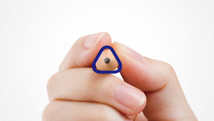 日本文具代購 - Tombow低學年用三角鉛筆12支(含紅色鉛筆*1)-B-彩虹