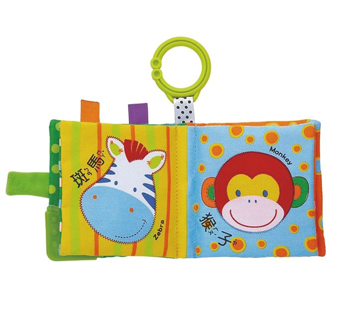 寶寶最愛的磨牙布書*新版*-動物園