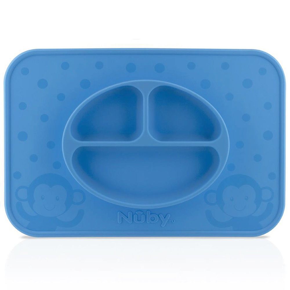 Nuby - 矽膠餐盤