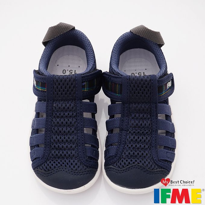 日本IFME - 水涼機能童鞋-IF20-341711軍藍(中小童段)-水涼鞋-軍藍
