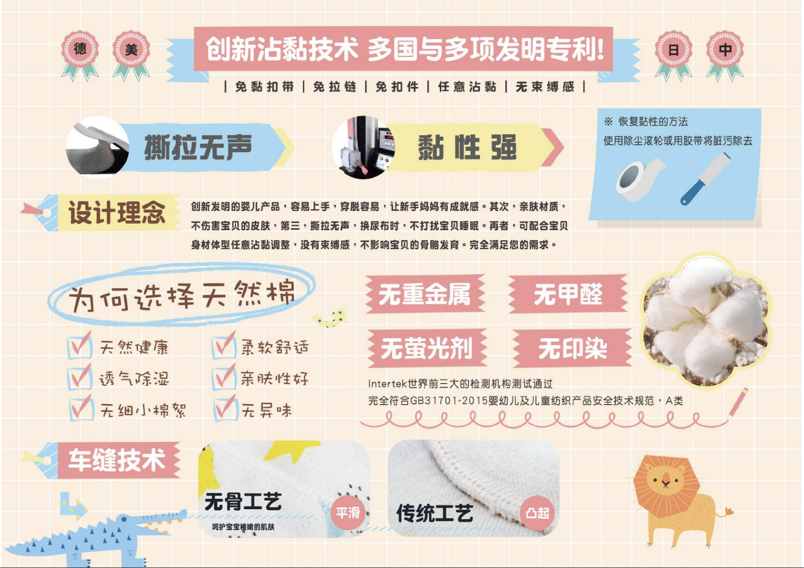 Dr. PAUL - 無骨嬰兒睡袋(薄款/M)