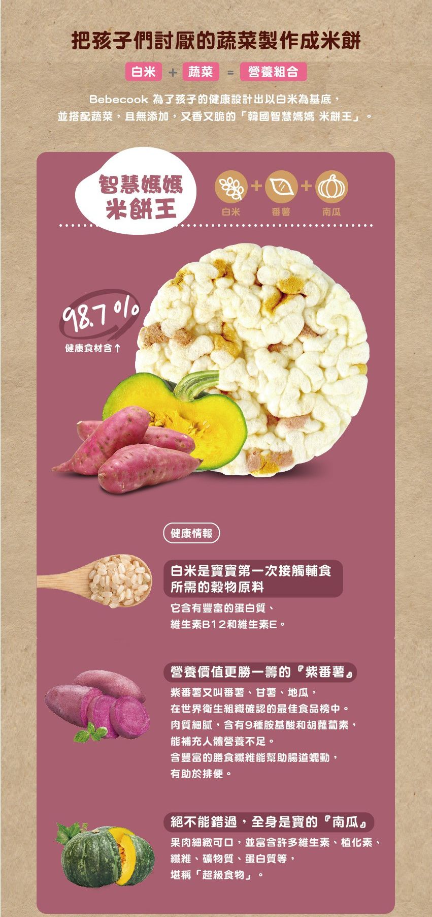 【韓國 BeBecook】幼兒低鈉海苔、寶寶米餅－連續7年榮獲嬰幼兒輔食NO.1