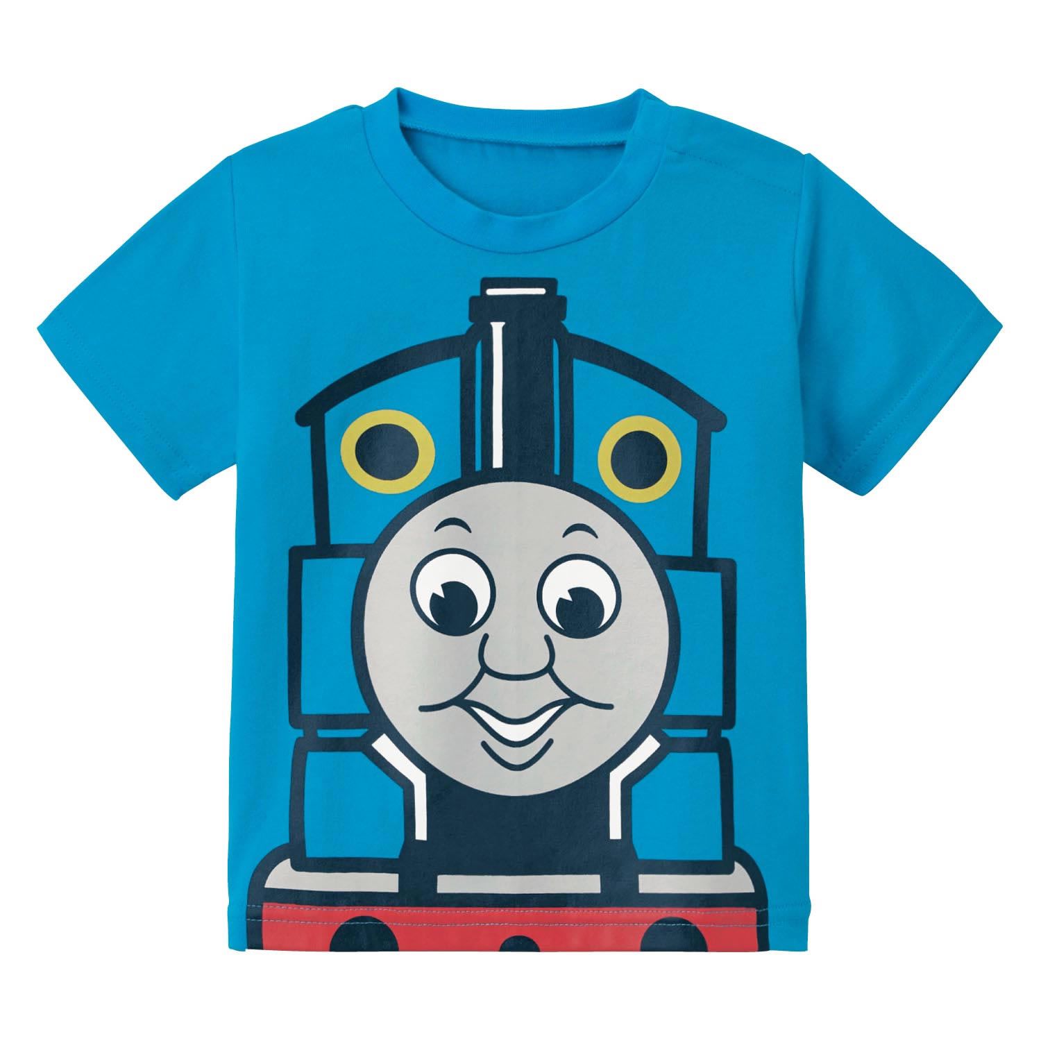 日本千趣會 - 湯瑪士小火車短T-湯瑪士大臉-藍