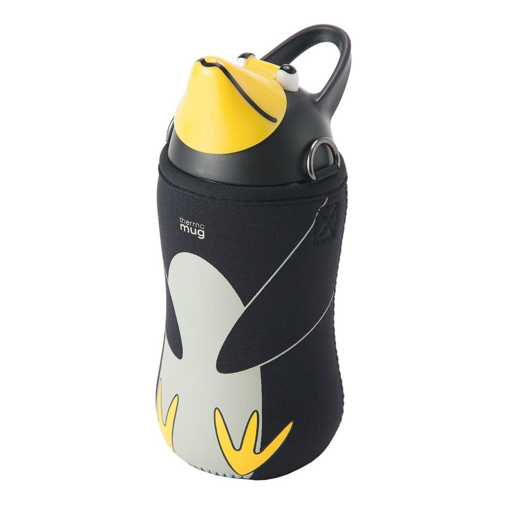 日本Thermo mug - 動物造型不鏽鋼水壺-黑企鵝 (380ml)