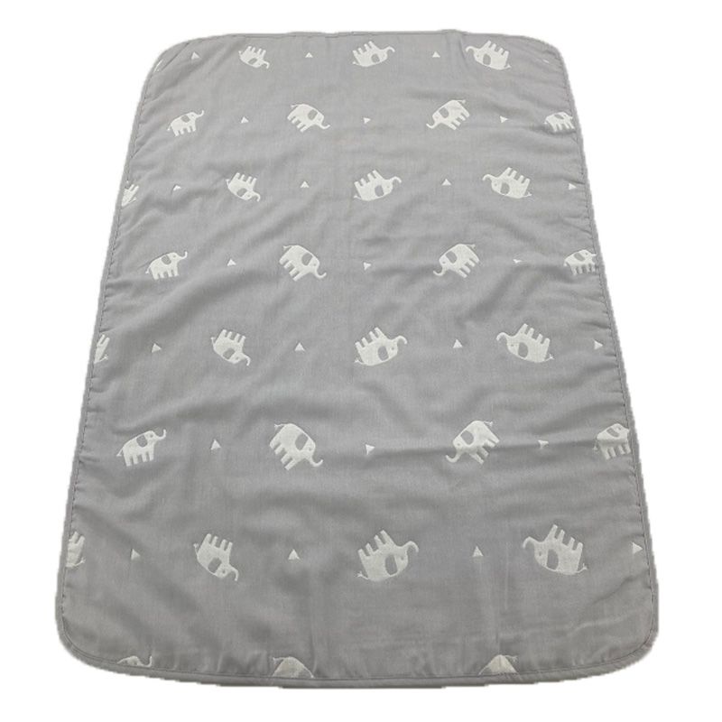 akachan honpo - 6層棉紗被-灰色