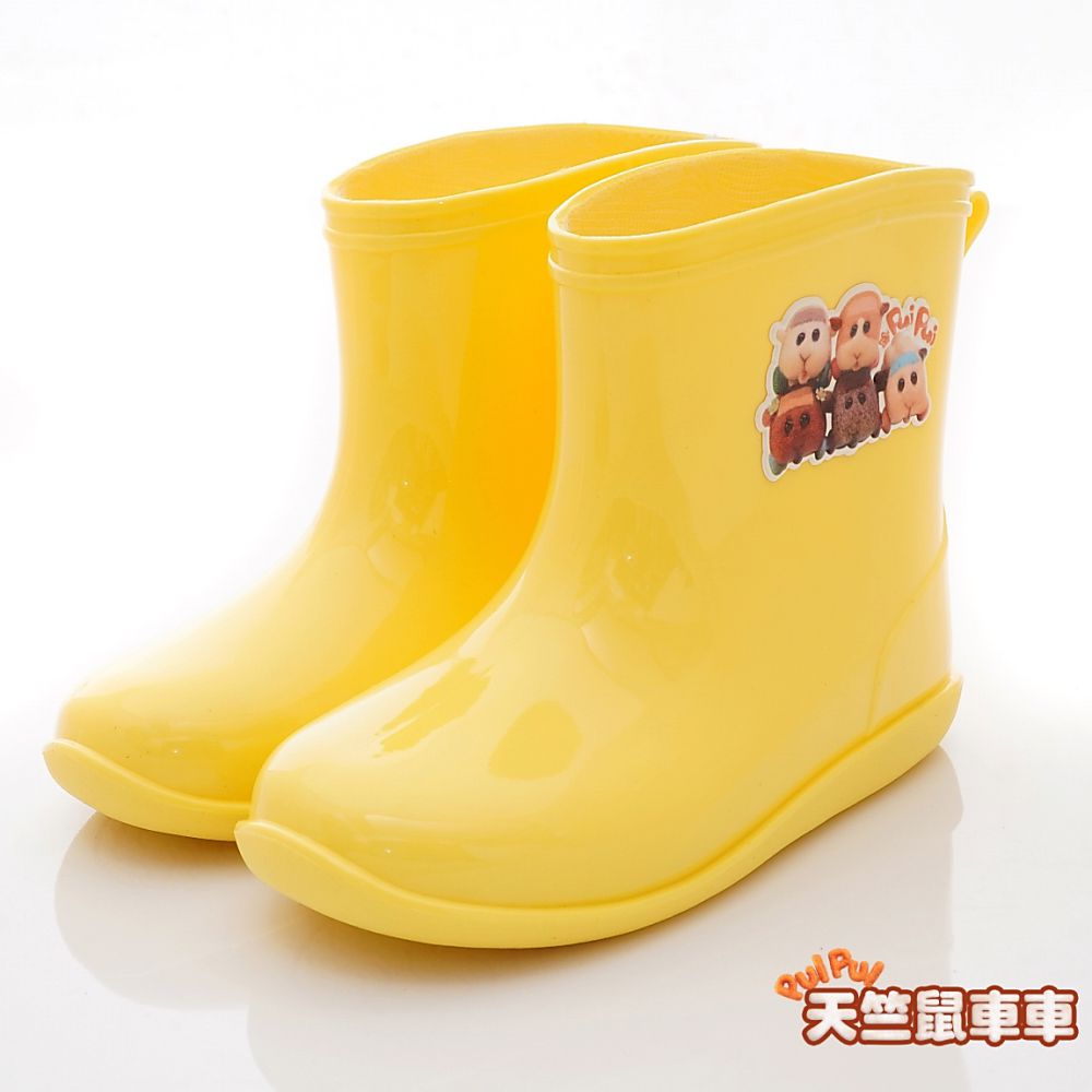 天竺鼠車車 - 台灣製天竺鼠車車雨鞋(中小童段)-雨鞋-黃