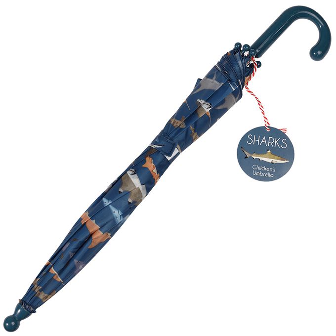 英國 Rex London - 幼童/兒童自動傘-鯊魚